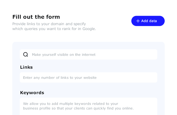 ADD DATA SEO LINK STORE